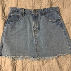 Blue Denim Skirt (Forever 21)